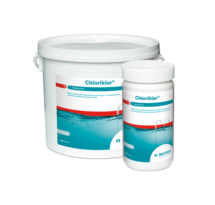 Chloriklar® - traitement choc de chlore piscine