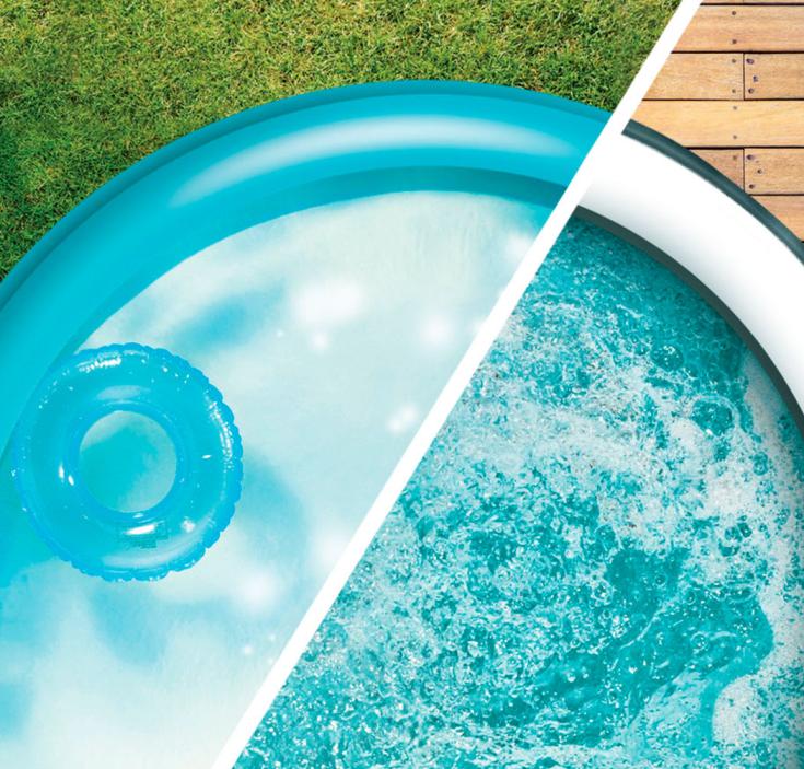 QuiCi Tablettes de nettoyage flottantes pour piscine spa 12,7 cm :  : Jardin